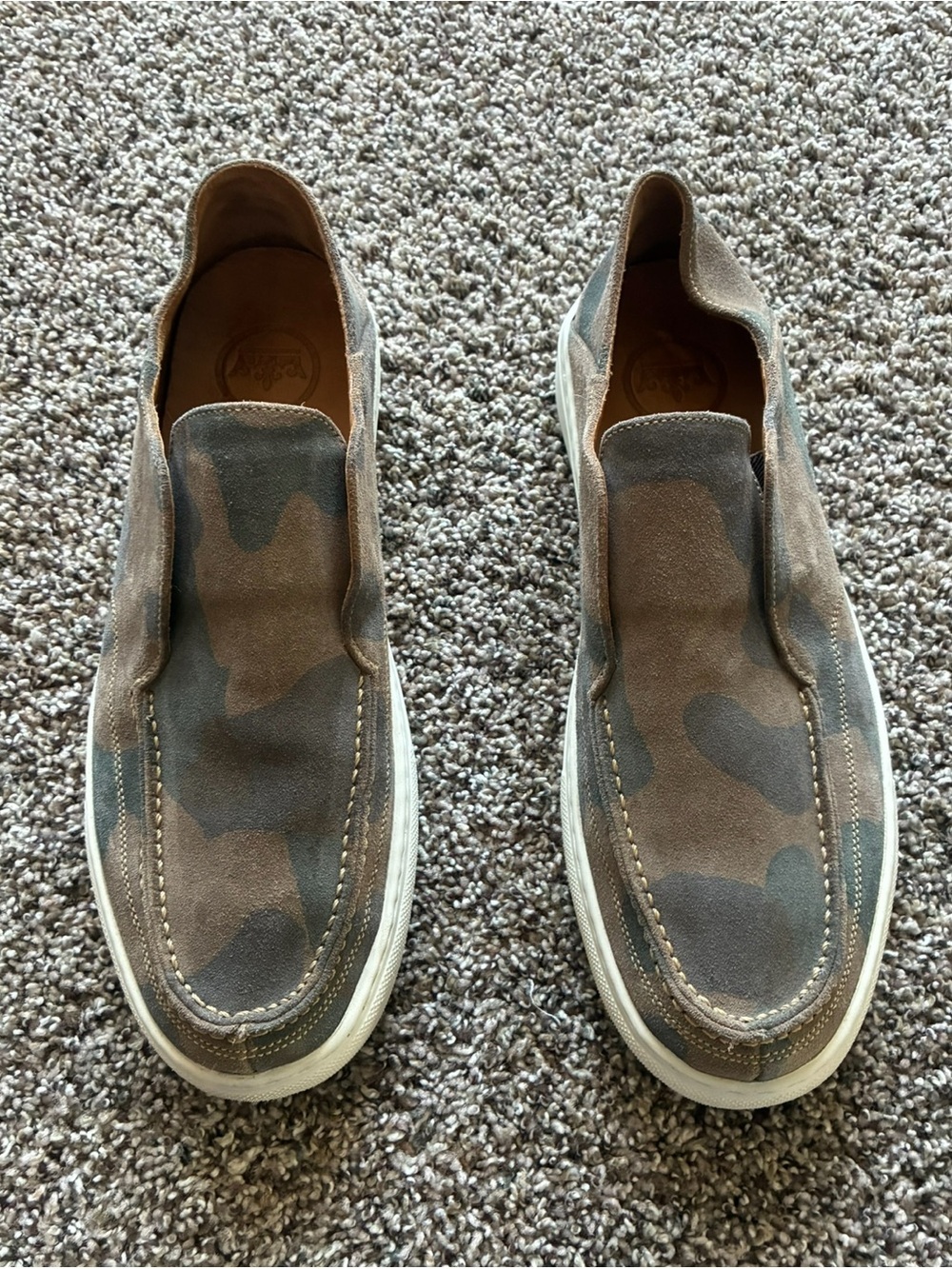 Peter Millar Suede Loafers 10 camo